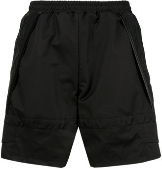 mens elastic waist work shorts