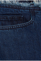 Thumbnail for your product : Marques Almeida Frayed Low-rise Flared Jeans