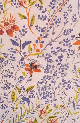 Velvet by Graham & Spencer Floral Print Peasant Sleeve Blouse