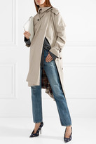 Thumbnail for your product : Balenciaga Pulled Oversized Cotton-twill Trench Coat