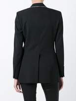 Thumbnail for your product : Saint Laurent embellished trim lapel blazer