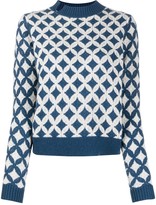 Thumbnail for your product : Allude Patterned Cashmere Jumper