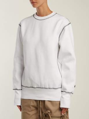 Eytys Lennox Cotton Blend Sweatshirt - Womens - White
