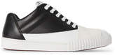 Thumbnail for your product : Marni Black Leather Cross Strap Sneakers