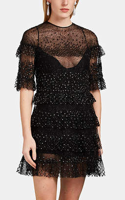 Valentino Women's Beaded Cocktail Dress - Black