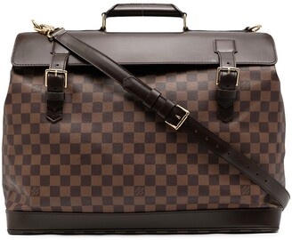 Louis Vuitton West End Bag Ebene Damier Brown Travel Luggage Bag