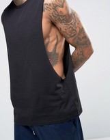Thumbnail for your product : ASOS Longline Sleeveless T-Shirt With Extreme Dropped Armhole In Black