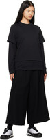 Thumbnail for your product : Comme des Garçons Homme Plus Black Layered Long Sleeve T-Shirt