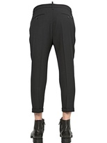 Thumbnail for your product : DSquared 1090 Cropped Stretch Wool Trousers