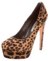 Thumbnail for your product : Brian Atwood Ponyhair Platform Pumps