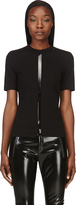 Thumbnail for your product : Dion Lee Black Linear Ponti T-Shirt