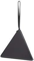 Thumbnail for your product : Saint Laurent Logo-plaque Pyramid Leather Wristlet Clutch - Womens - Black
