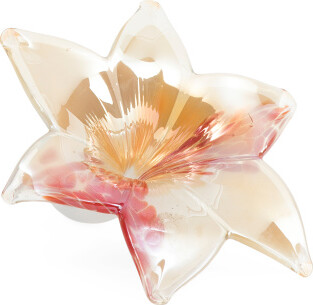 TJMAXX Handcrafted In Italy 6 Petal Murano Glass Flower Decor