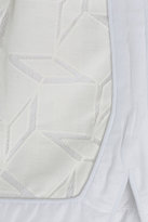 Thumbnail for your product : Jonathan Simkhai Cotton Blend shorts with Lace Overlay