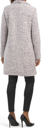 Kenneth Cole Wool Blend Boucle Knit Coat