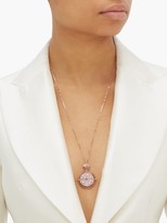 Thumbnail for your product : Retrouvai - Grandfather Compass Diamond And 14kt Gold Necklace - Rose Gold
