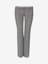 Thumbnail for your product : Alexander McQueen Prince of Wales Kickback Trousers