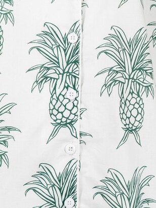 Desmond & Dempsey Howie pineapple-print shirt
