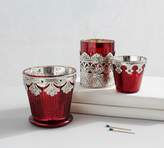 Thumbnail for your product : Pottery Barn Red Madeline Mercury Glass Votive Holders - Set of 3