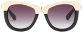 Thumbnail for your product : Betsey Johnson Women&s Metal Trimmed Browline Sunglasses