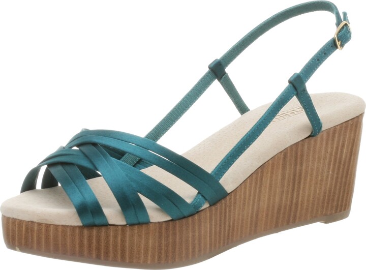 Dark teal wedges Clearance