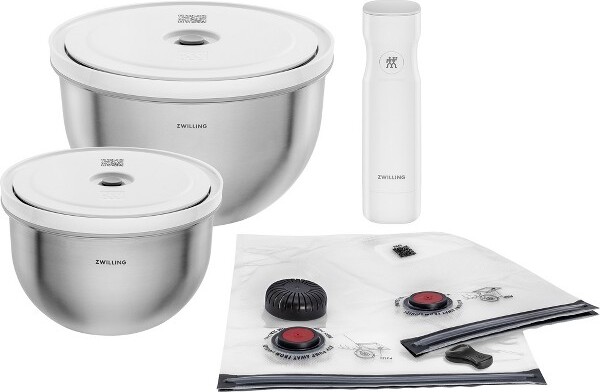 Zwilling ZWILLINGFresh&SaveBOWLS9-pcStainlessSteelVacuumBowlStarterSet
