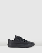 Thumbnail for your product : Converse Boy's Black Flats - Chuck Taylor All Star Ox Synthetic Youth - Size One Size, 012 at The Iconic