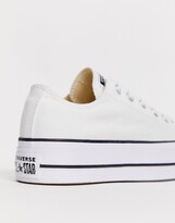 Thumbnail for your product : Converse Chuck Taylor lift platform Ox sneakers in white