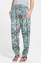 Thumbnail for your product : Angie Print Jogger Pants (Juniors)
