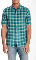 Thumbnail for your product : Nat Nast Checks Marks The Spot Short Sleeve Silk Shirt