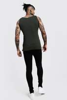 Thumbnail for your product : boohoo Basic Muscle Fit Ribbed Vest