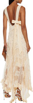 Thumbnail for your product : Zimmermann Charm Star Bow-embellished Paneled Crocheted Lace And Silk-organza Maxi Dress