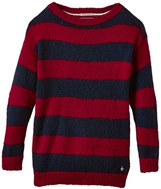 Tommy Hilfiger Tommy Girl's Violet BN Sweater Long Sleeve Striped Top