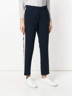 Closed elasticated waistband tailored trousers
