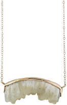 Thumbnail for your product : Melissa Joy Manning White Plume Agate Necklace