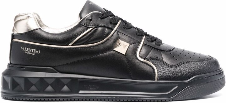 mens valentino black trainers