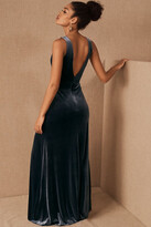 Thumbnail for your product : Jenny Yoo Logan Velvet Maxi Dress