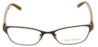 Tory Burch Metal Logo Eyeglasses