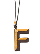 Thumbnail for your product : Mulberry F leather keyring