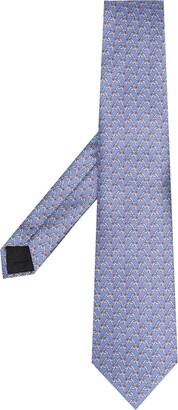 Lanvin Jacquard Silk Tie
