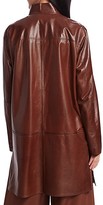 Thumbnail for your product : Lafayette 148 New York Svannah Perforated Leather Jacket