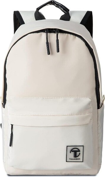 Valmont TalmontBackpack-Durable,Water-ResistantDaypackwithLaptopSleeve&MultiplePocketsforTravel&DailyUse-Beige
