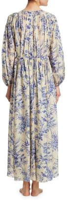 Zimmermann Verity Floral Silk Midi Dress