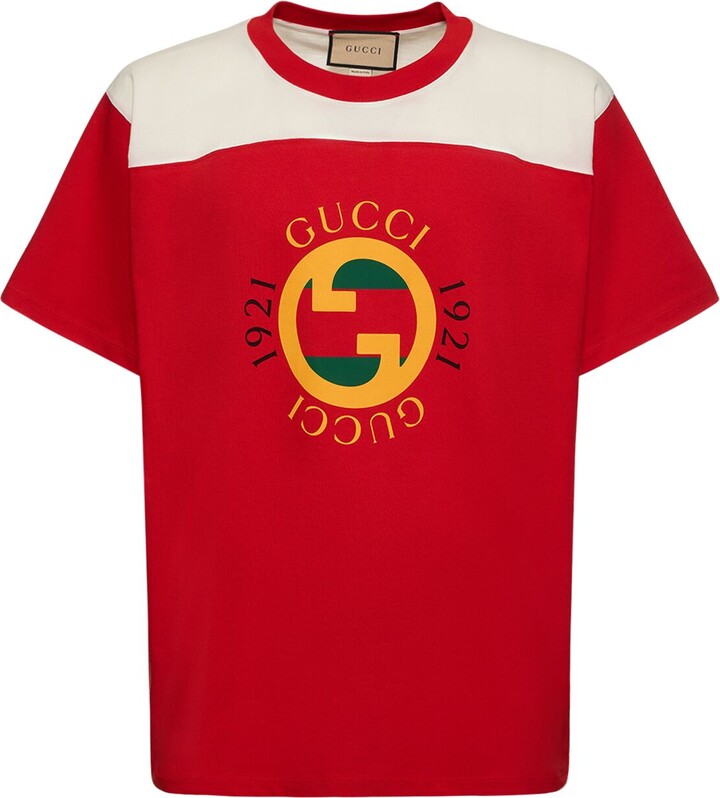 Gucci Logo T-shirt Red | ShopStyle