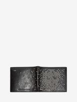 Thumbnail for your product : Alexander McQueen Exploded Studded Skull Billfold 8 Card wallet