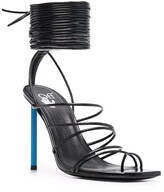 Thumbnail for your product : Off-White Allen Wrap-ankle Sandals Black