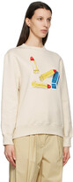 Thumbnail for your product : Lanvin Off-White Scented Lipstick Sweatshirt