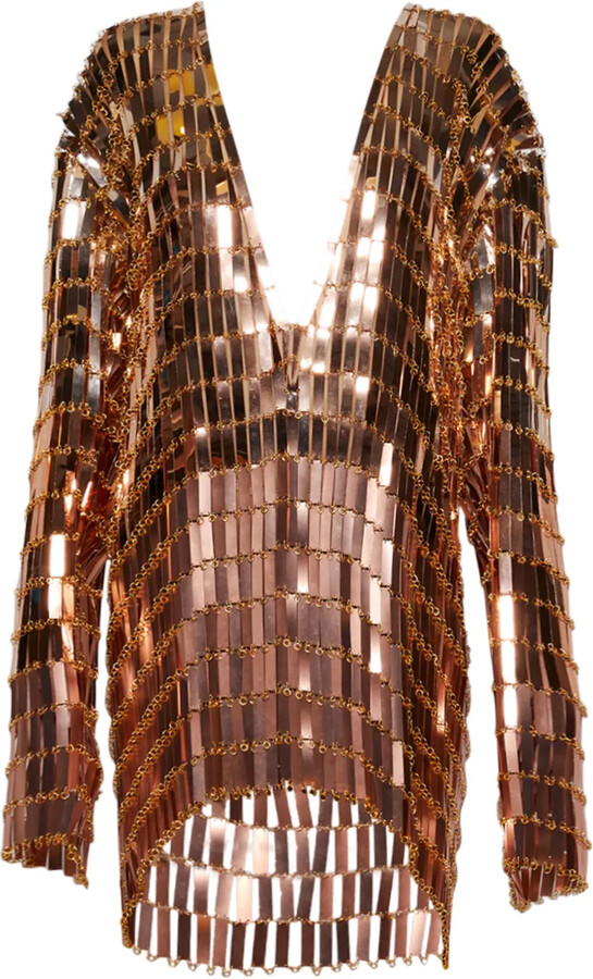 LaQuan Smith Long Sleeve Mini Dress