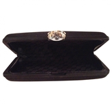 Thumbnail for your product : Swarovski Black Velvet Clutch bag