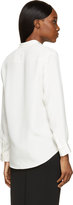 Thumbnail for your product : 3.1 Phillip Lim Ivory Silk Crepe Tucked Blouse